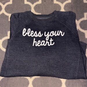 Gray and White Sweatshirt Casual Style